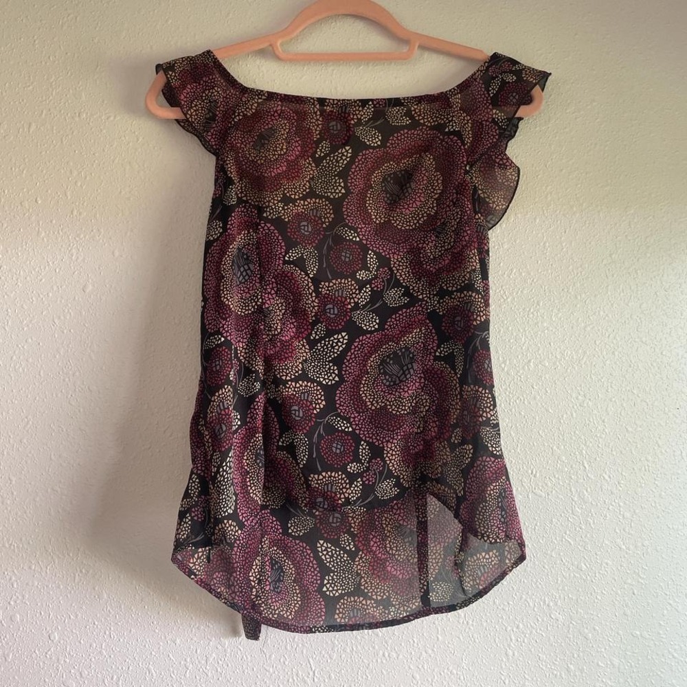 Vintage‎ 90s Floral Whimsy Fairy Boho Blouse - Picture 5 of 7